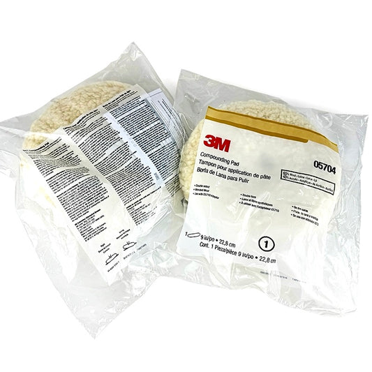 3M Wool Compounding Pad, 05704, Double sided, 9 in