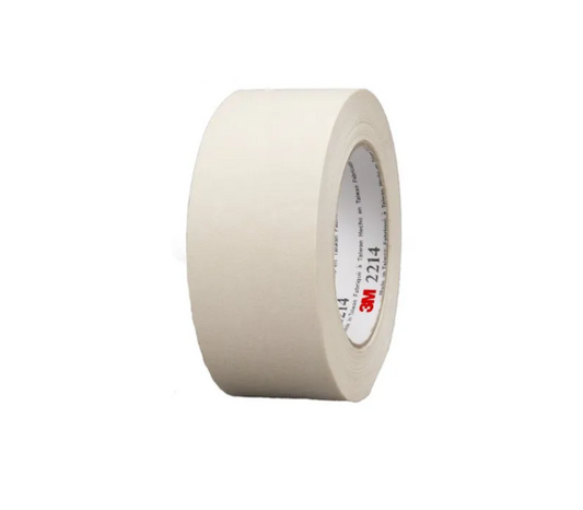 3M Paper Masking Tape 2214, White Soft Thin