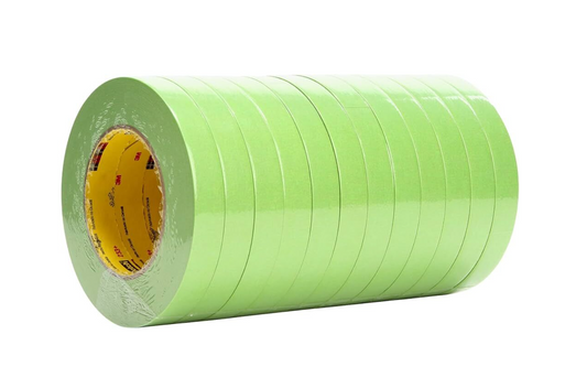 12 Rolls, 3/4 in, 3M Performance Green Masking Tape 233+