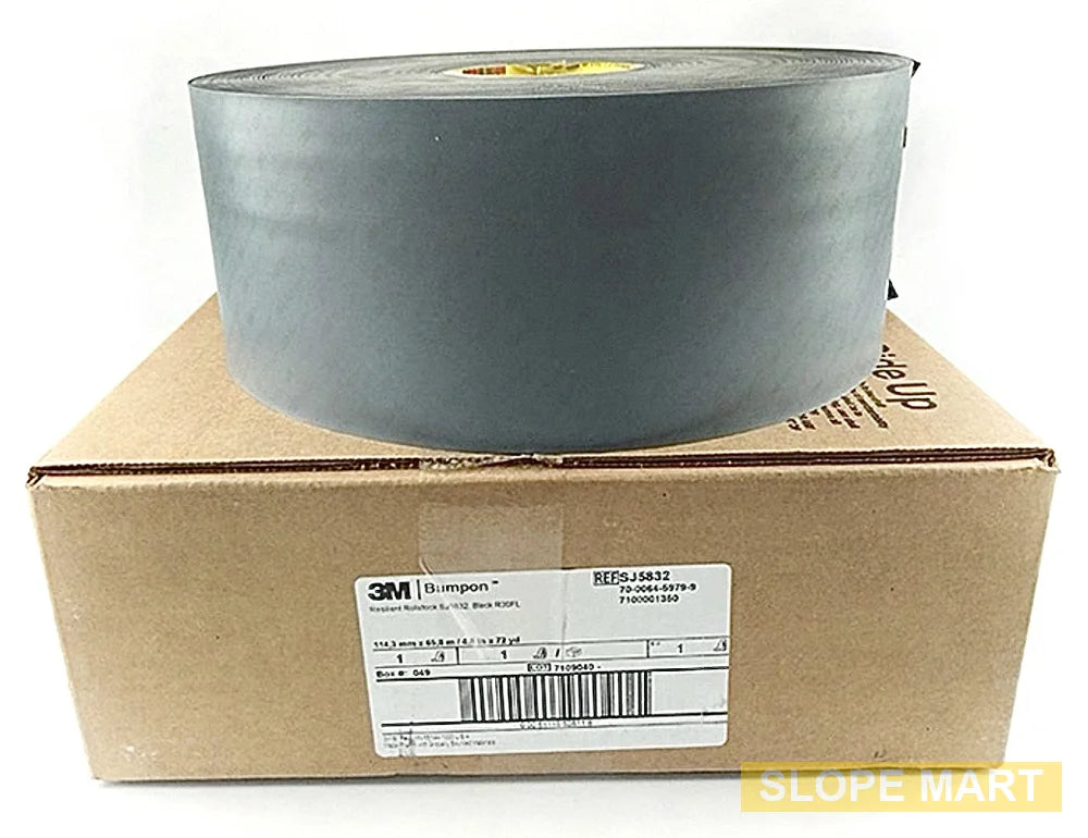 3M Bumpon Self-adhesive Resilient Rollstock Bumpers SJ5832, Urethane 0.8mm Black