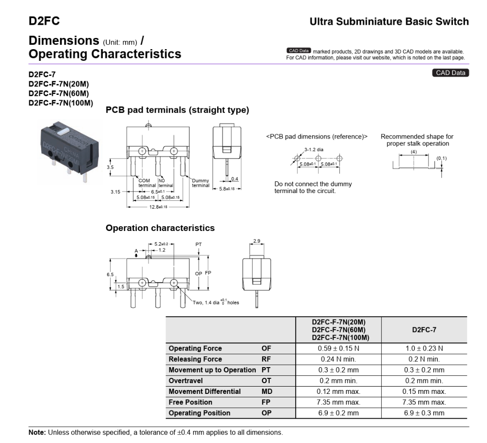 D2FC-F-7N(100M)