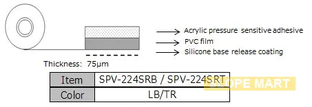 Nitto Surface Protective PVC Film SPV-224SRB