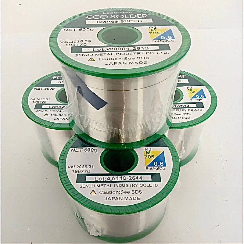 500g, 0.6mm, SENJU RMA98 Super M705 Solder Wire