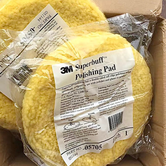 3M Wool Polishing Pad, 05705, 9 in, Double Sided