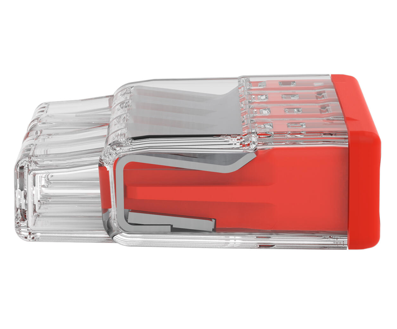 80-PK, 2773-404, WAGO PUSH WIRE splicing connector 4-conductor, AWG 20-12