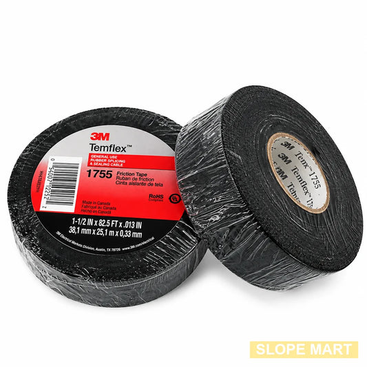 1-1/2 in x 82.5 ft, 3M Temflex Cotton Friction Tape 1755