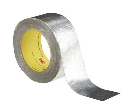 3M High Temperature Aluminum Foil Glass Cloth Tape 363, 36 yd, 7.3 mil