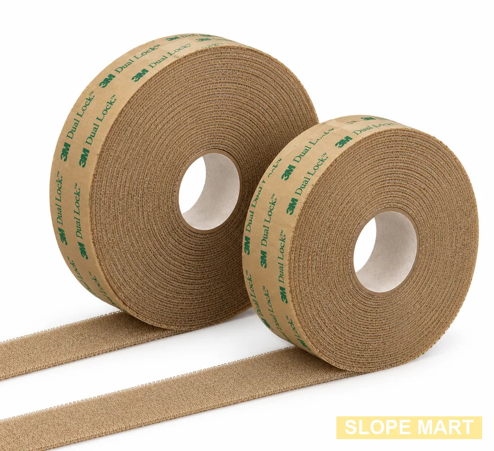 1 in x 5 ft Stripe, 3M Dual Lock Low Profile Reclosable Fasteners SJ4570, Clear, Acrylic PSA