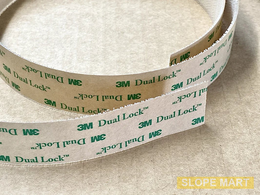 1 in x 5 ft Stripe, 3M Dual Lock Low Profile Reclosable Fasteners SJ4570, Clear, Acrylic PSA