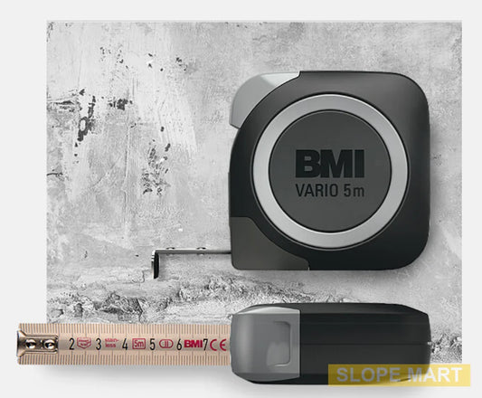BMI Pocket Stainless Steel Tape Measure 411 VARIO, Width 16 mm Length 5 m