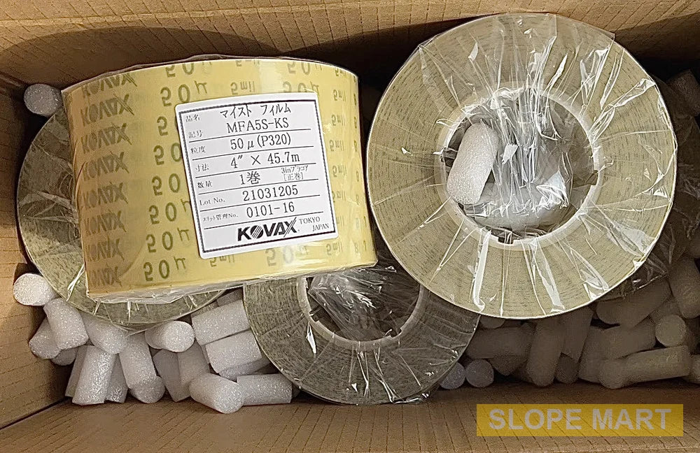 4" x 150', Japan KOVAX Precision Abrasive Meist Polishing Film Roll, Dry-Sanding