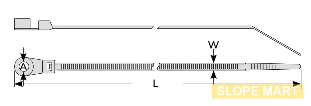 KSS Mountable Mounting Nylon 66 Cable Tie