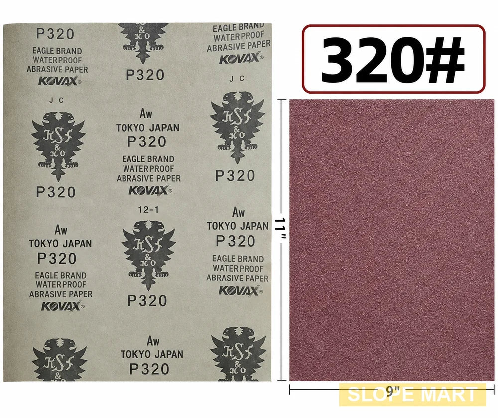 #320, Japan KOVAX Eagle Brand KFAA Professional Waterproof Abrasive Paper