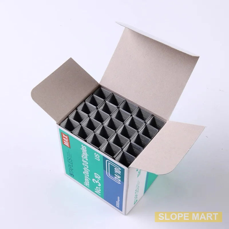 Max Heavy-Duty Flat Clinch 3/8" Staples No.3-10 - 5000