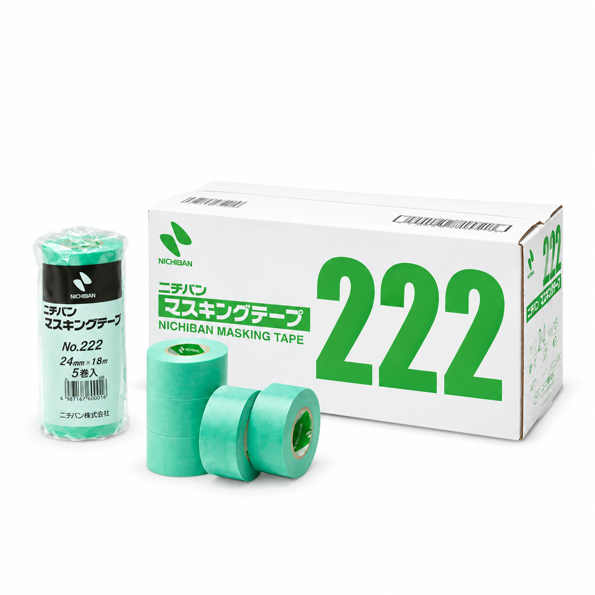 Japan NICHIBAN Easy-Tear Washi Masking Tape No.222