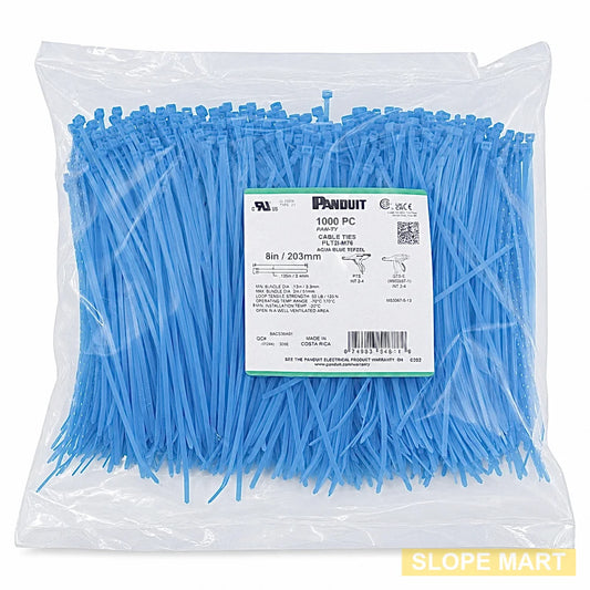 1,000 pcs, 0.135" x 8", Panduit PLT2I-M76 Pan-Ty Tefzel ETFE Cable Tie