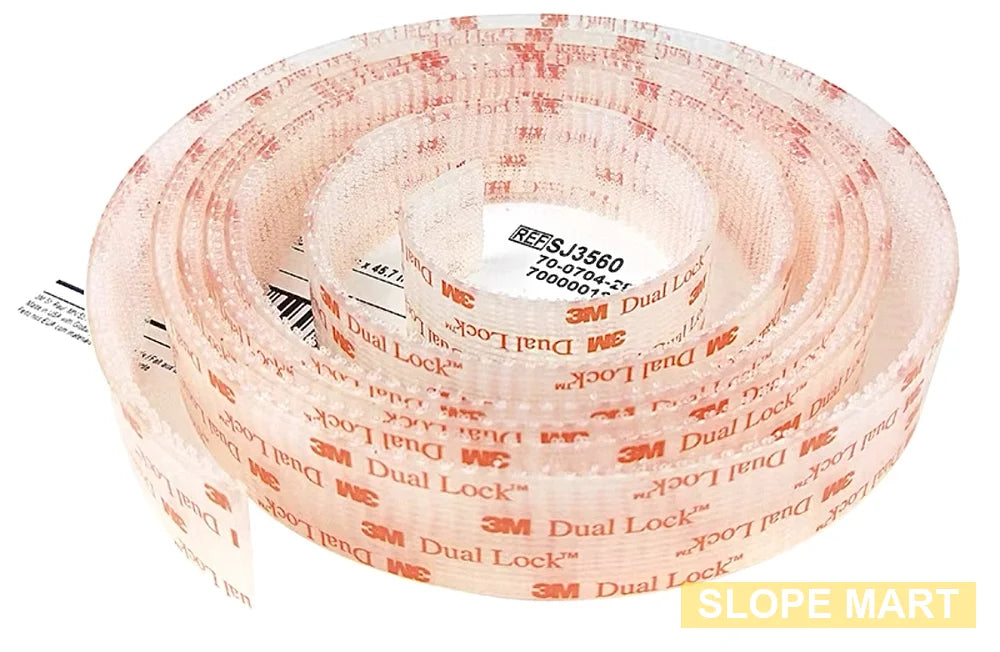 1 in Wide Strip, 3M Dual Lock Reclosable Fasteners SJ3560, Type 250, Acrylic PSA