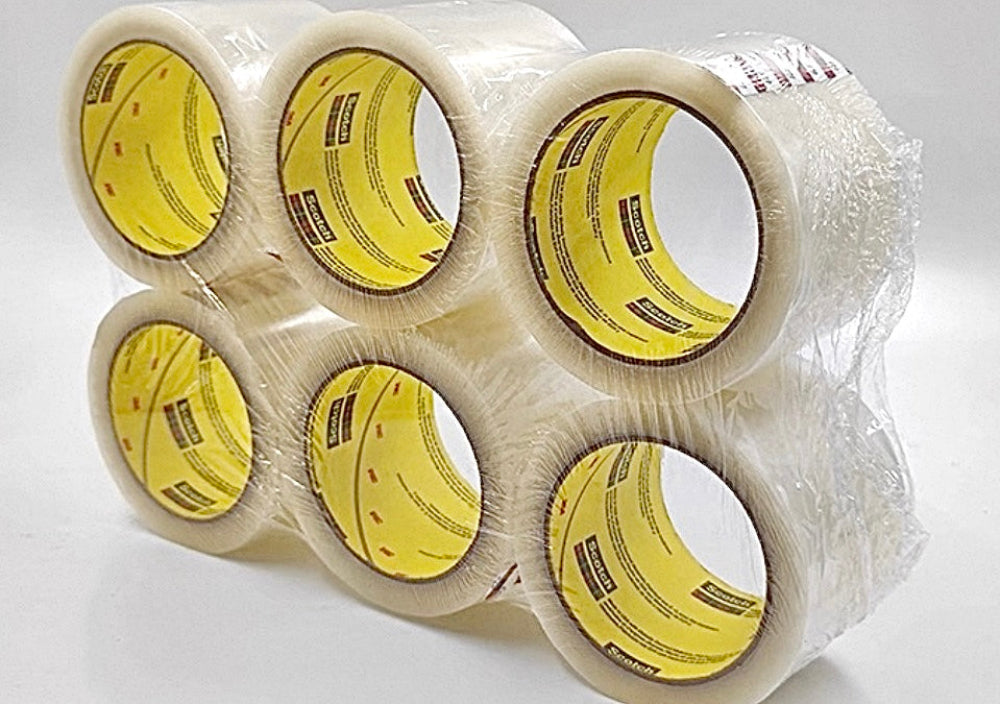 3M Scotch Box Sealing High Performance Packaging Tape 373, Clear