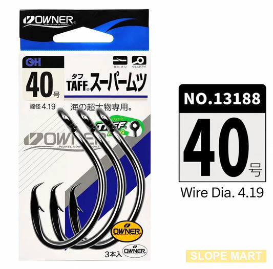 No. 40, Japan OWNER 13188 Tough Super Mutsu Fishing Hook